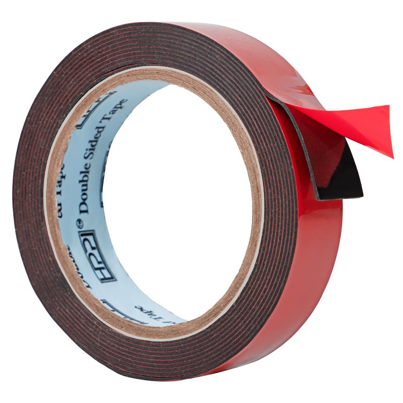 HpP شريط لاصق مزدوج الجوانب HPP، شريط قوي وعالي التحمل للاستخدام الداخلي والخارجي (1 بوصة × 16 قدم) - Image 1